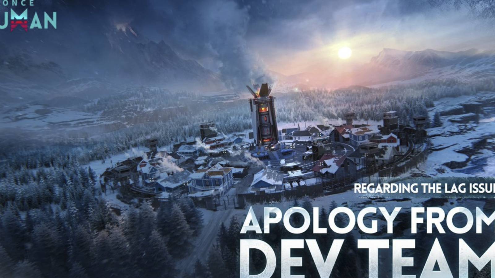 once human item giveaway lag issue