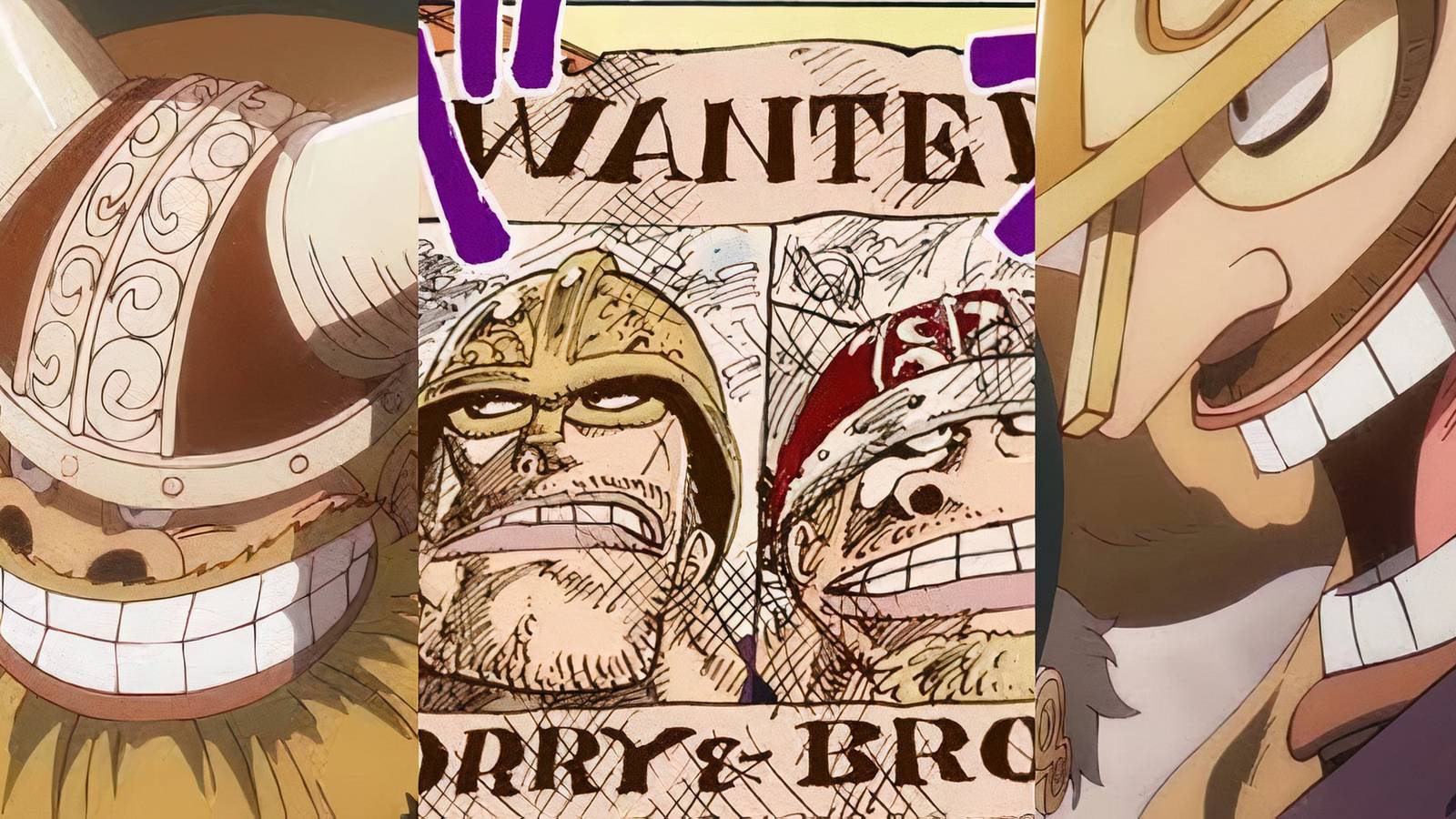 one piece elbaf oda reveals dorry brogy bounty