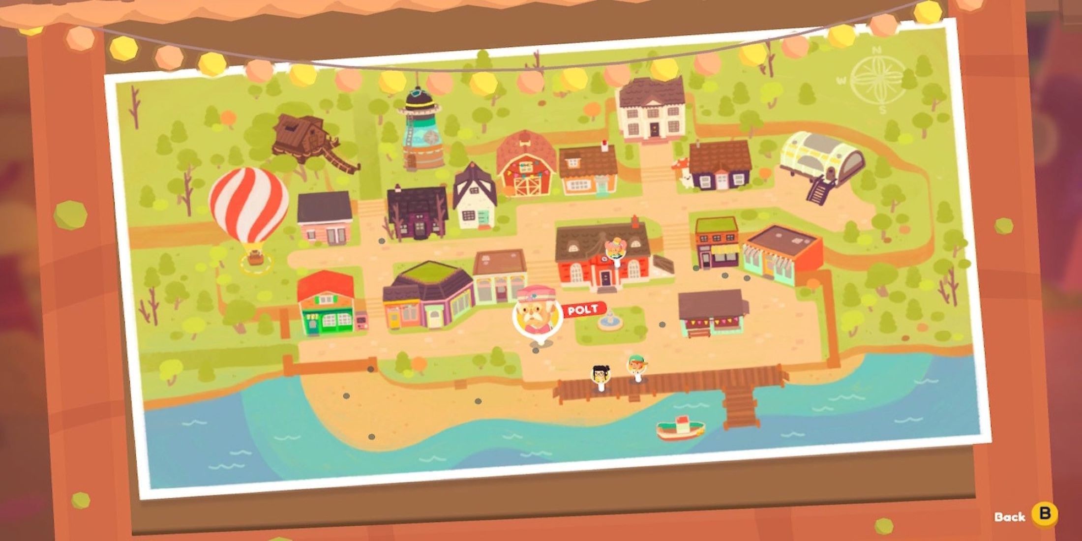 map of ooblets town
