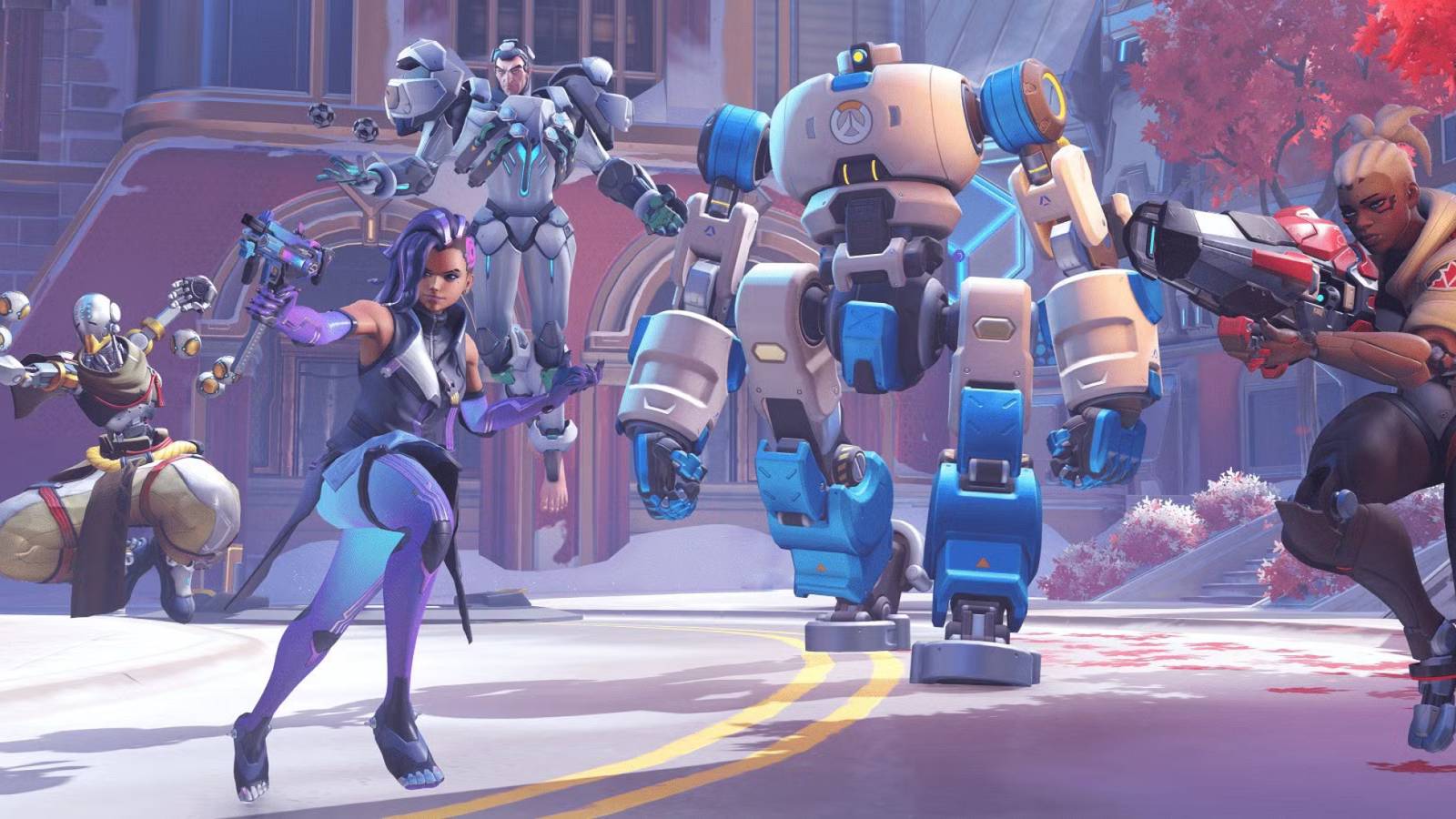 zenyatta sombra sigma and sojourn in overwatch 2 push