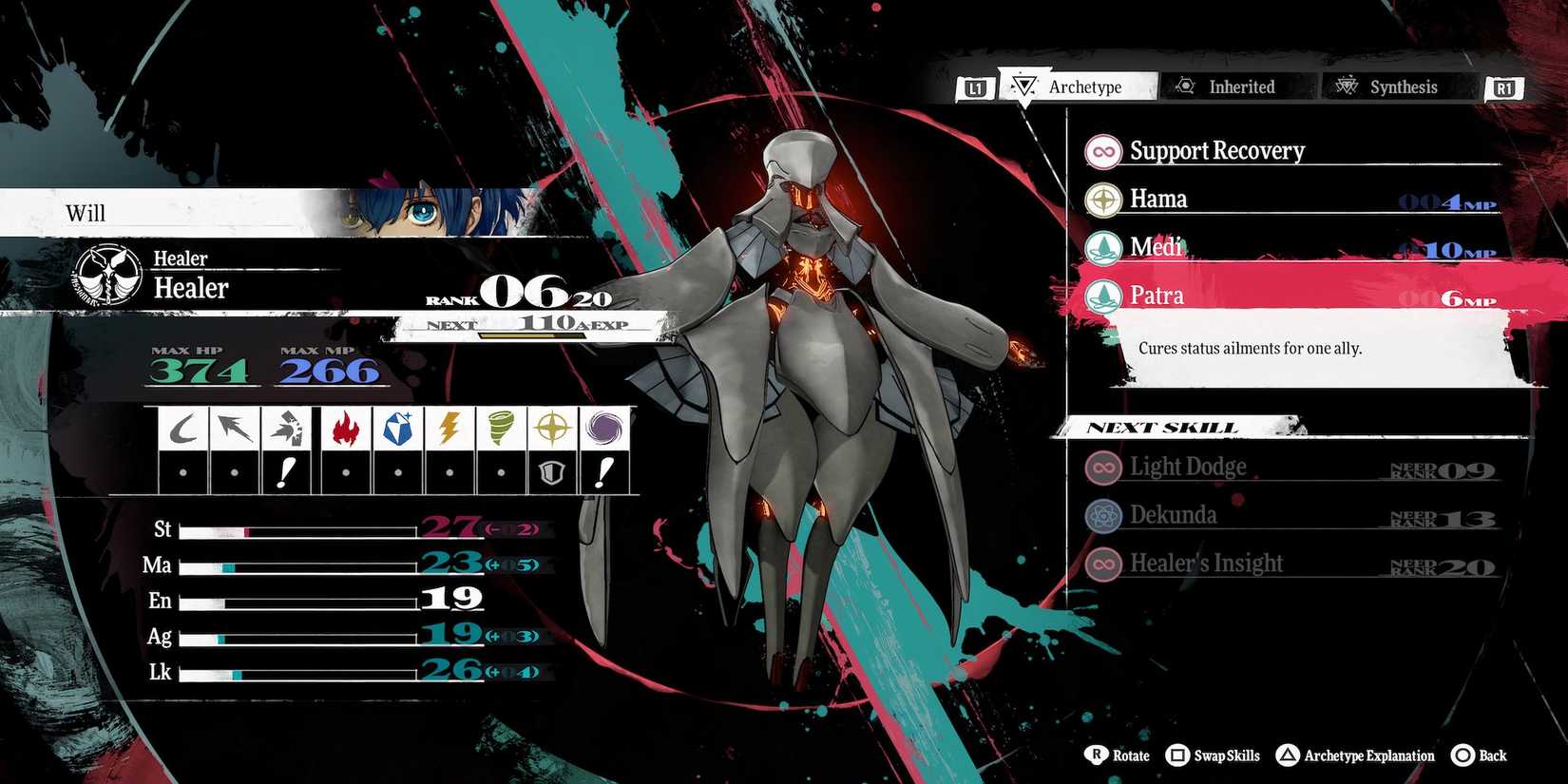 Patra skill in Metaphor ReFantazio