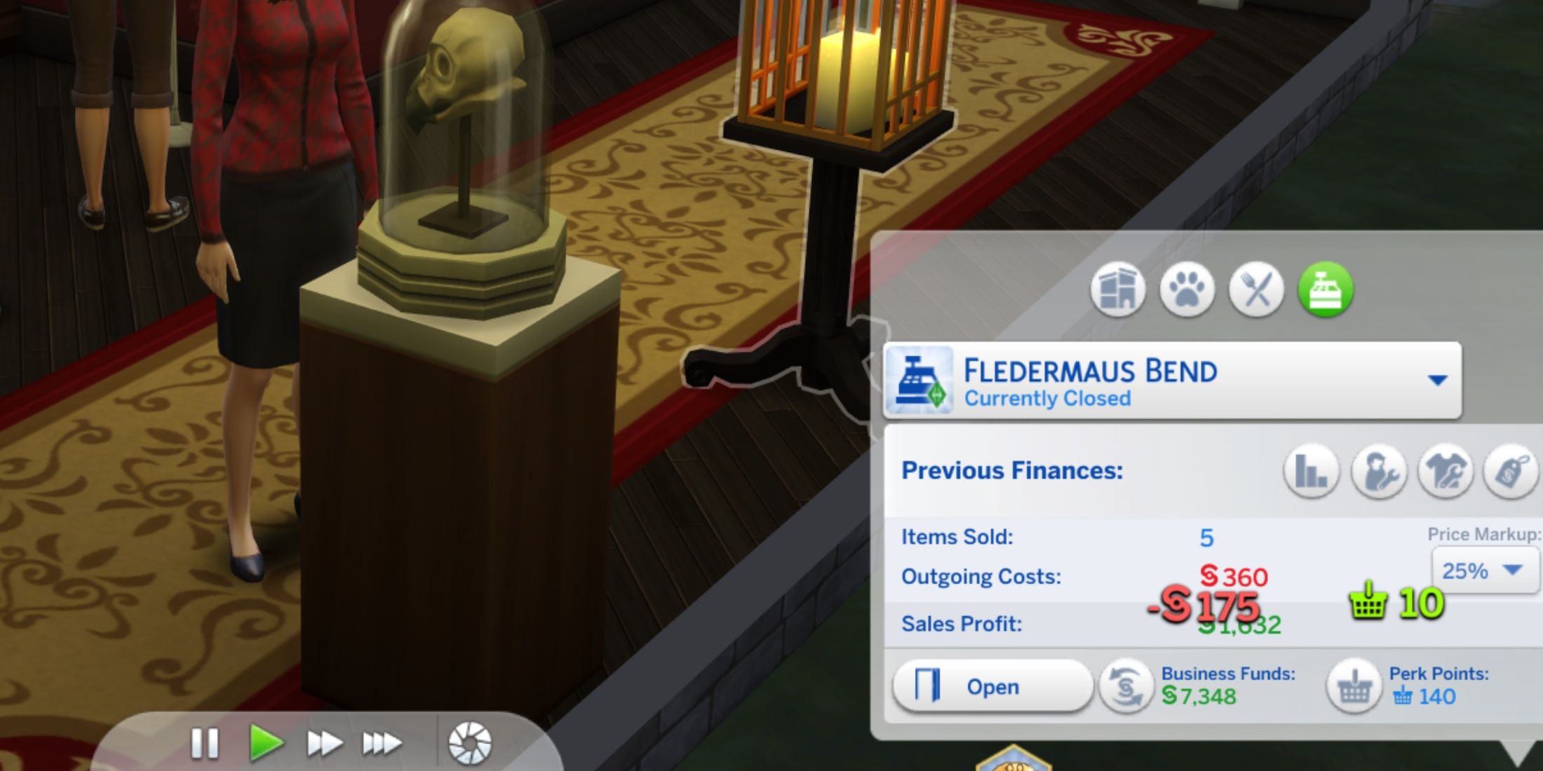 How to Get Retail Perk Points in The Sims 4