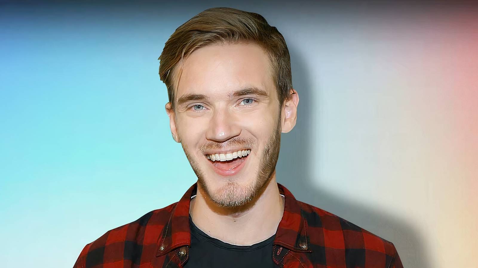pewdiepie grinning