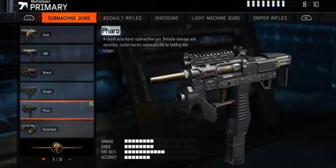 Screenshot showcasing the Pharo in Black Ops 3 