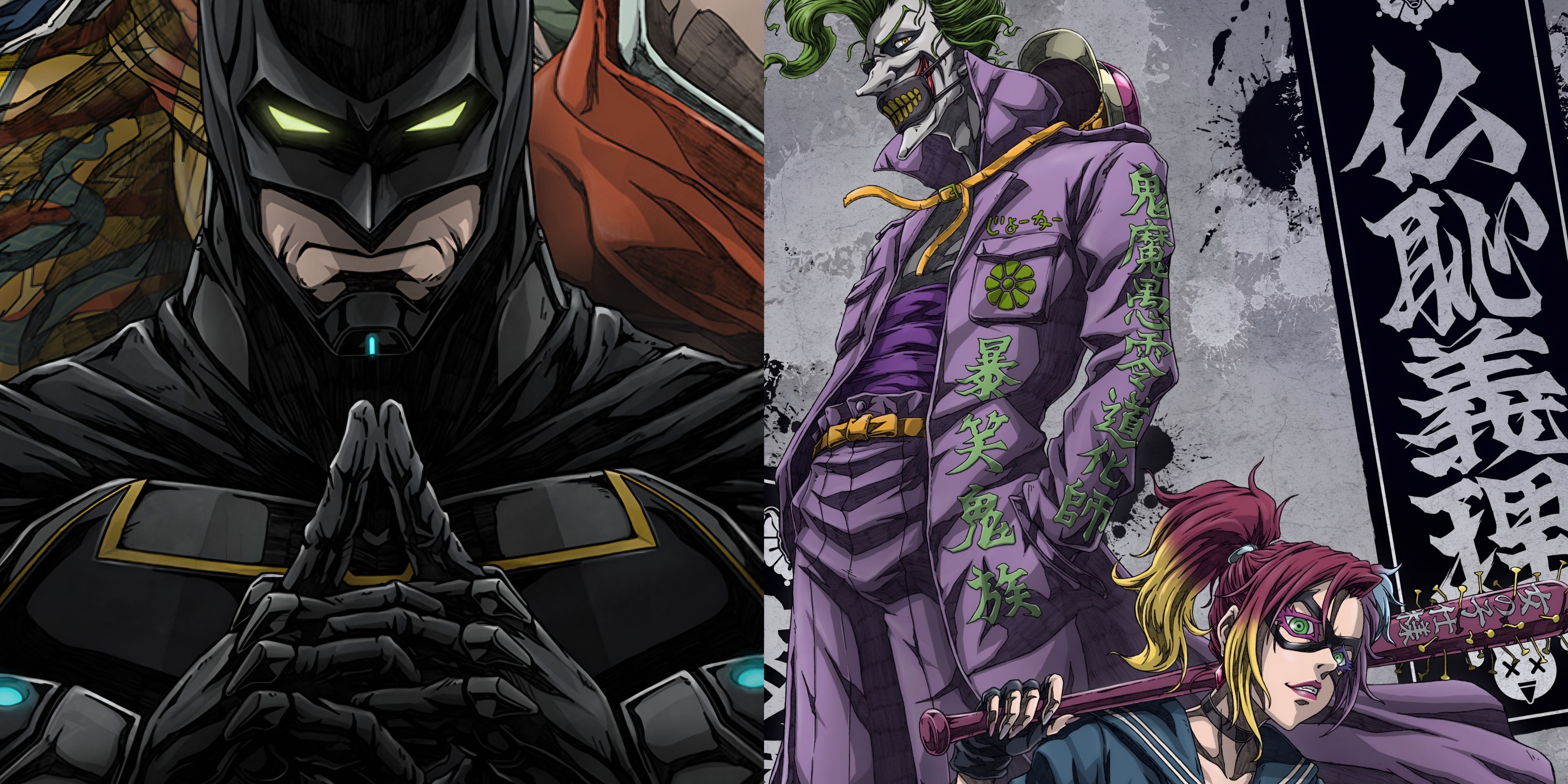 Batman Ninja vs. Yakuza League Anime Film Releases New Joker And Harley Quinn Visual