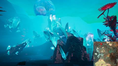 Planet Crafter Humble Map Crystal Fields