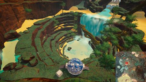 Planet Crafter Humble Map Sinkhole