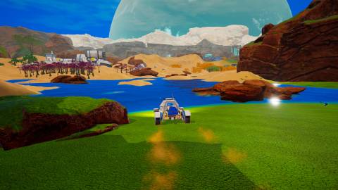 Planet Crafter Rover Driving