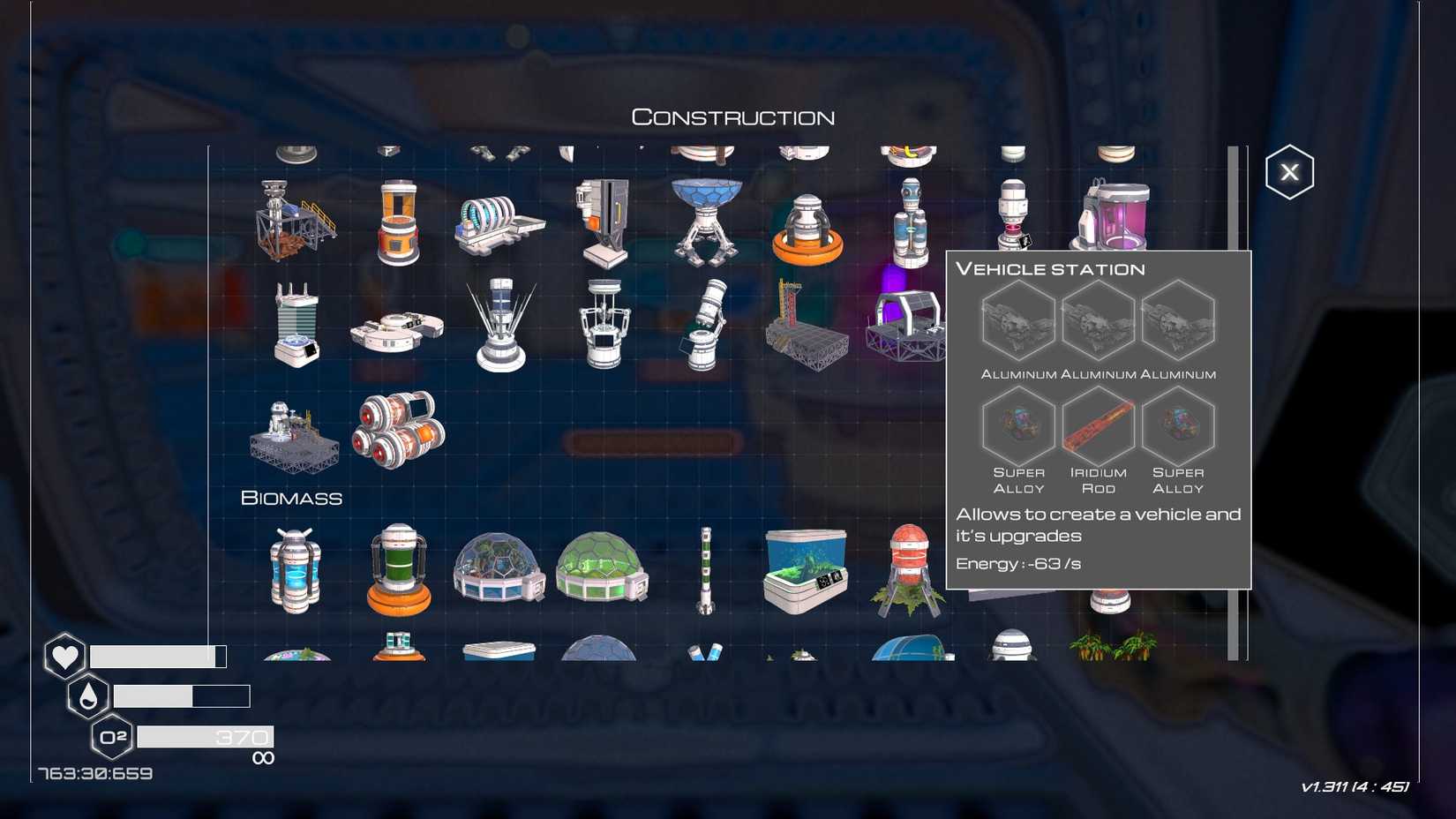 Planet Crafter Vehicle Station