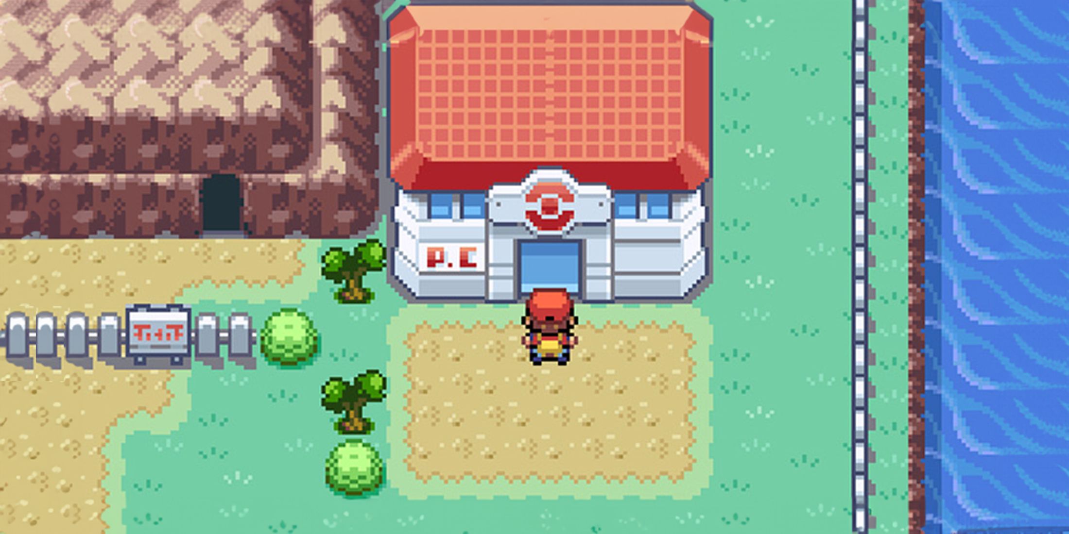 Pokemon Fan Recreates FireRed Pokemon Center Out of LEGO