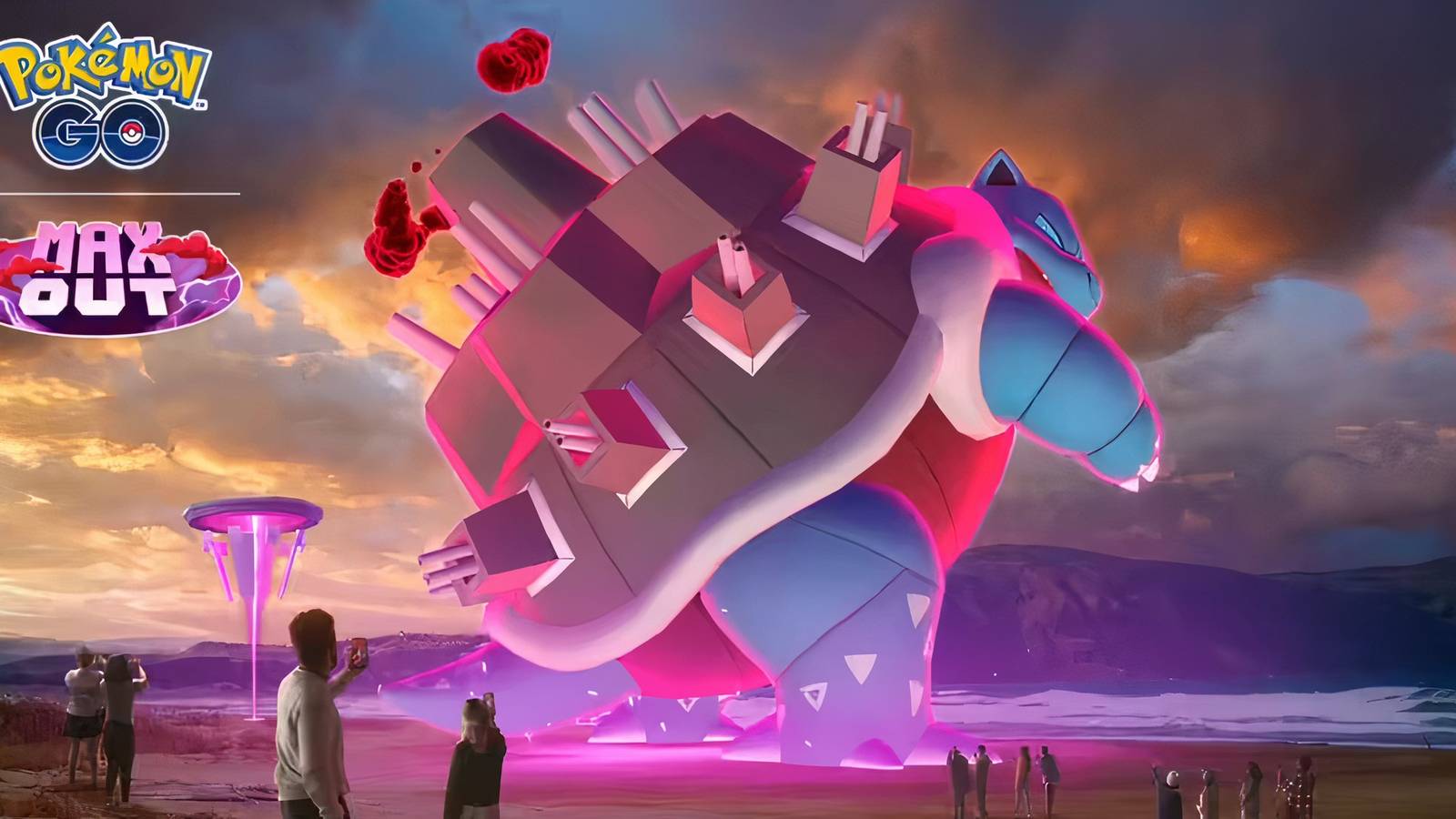 Pokemon GO Max Battle Gigantamax Blastoise