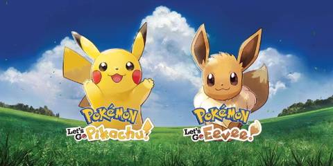 The key visual for Pokemon Let's Go Pikachu and Let's Go Eevee.