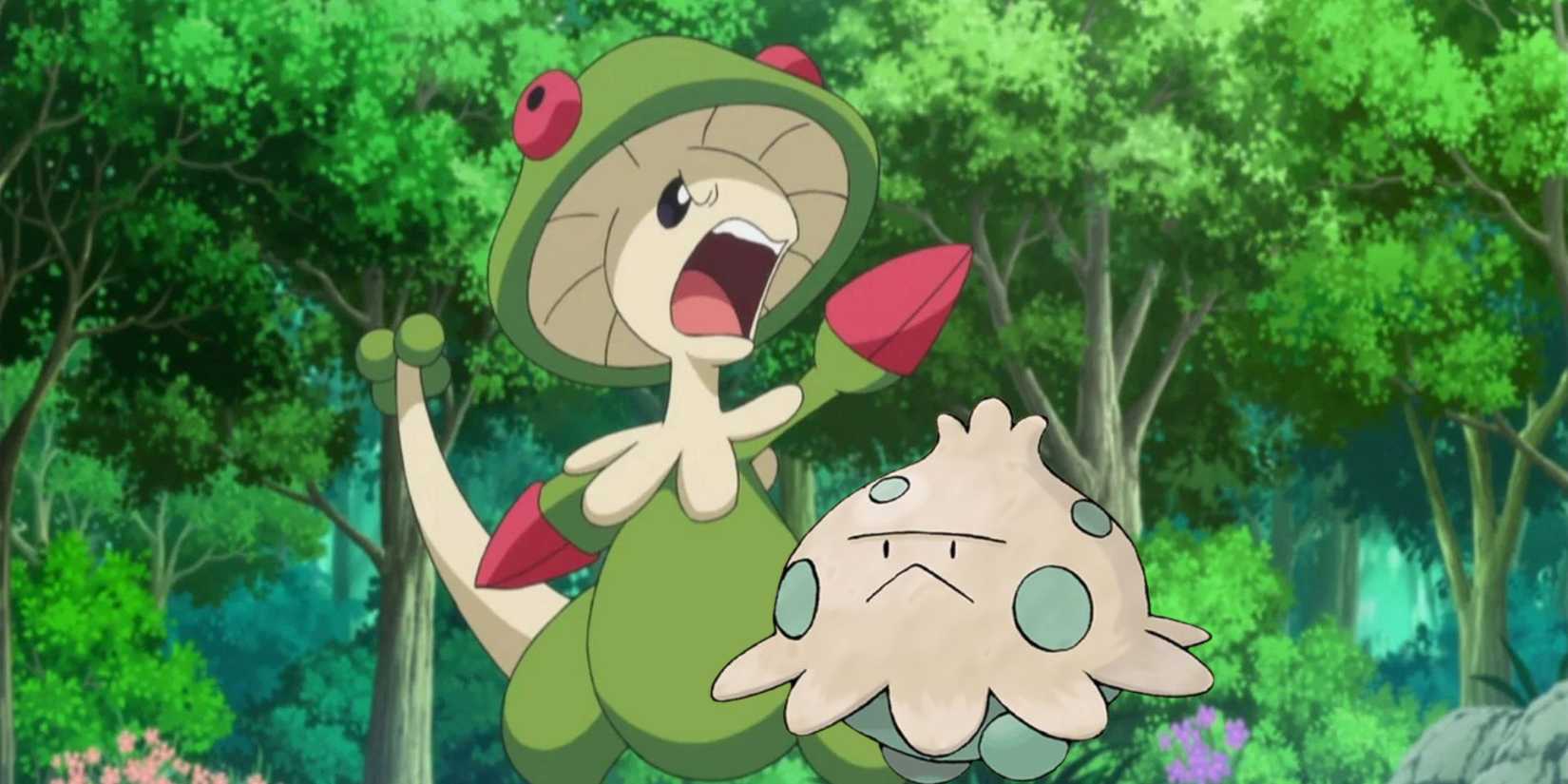 pokemon fan art designs modernized leaked beta shroomish and breloom