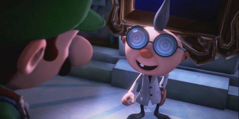 Professor E Gadd in a cutscene