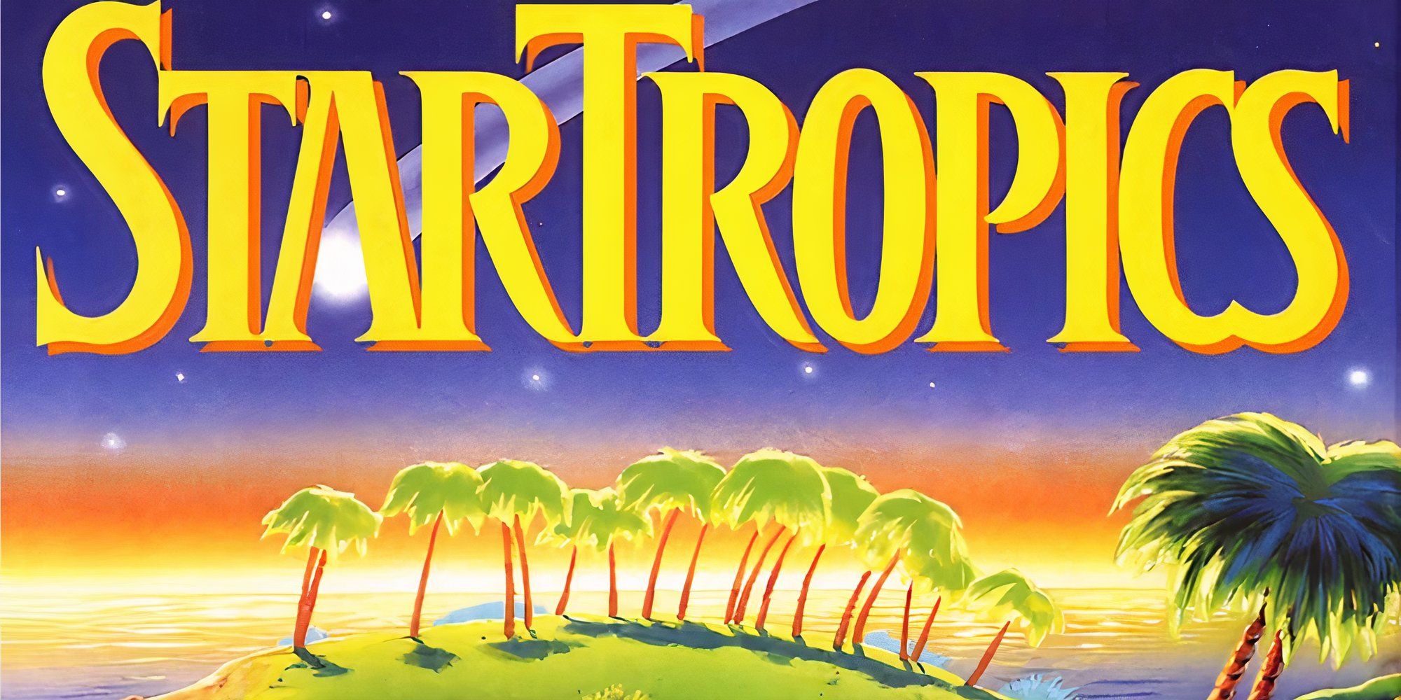 Promo art of an island in StarTropics