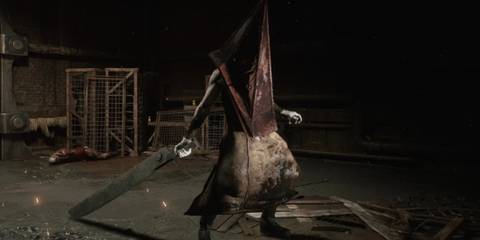 Pyramid Head in Silent Hill 2 remake