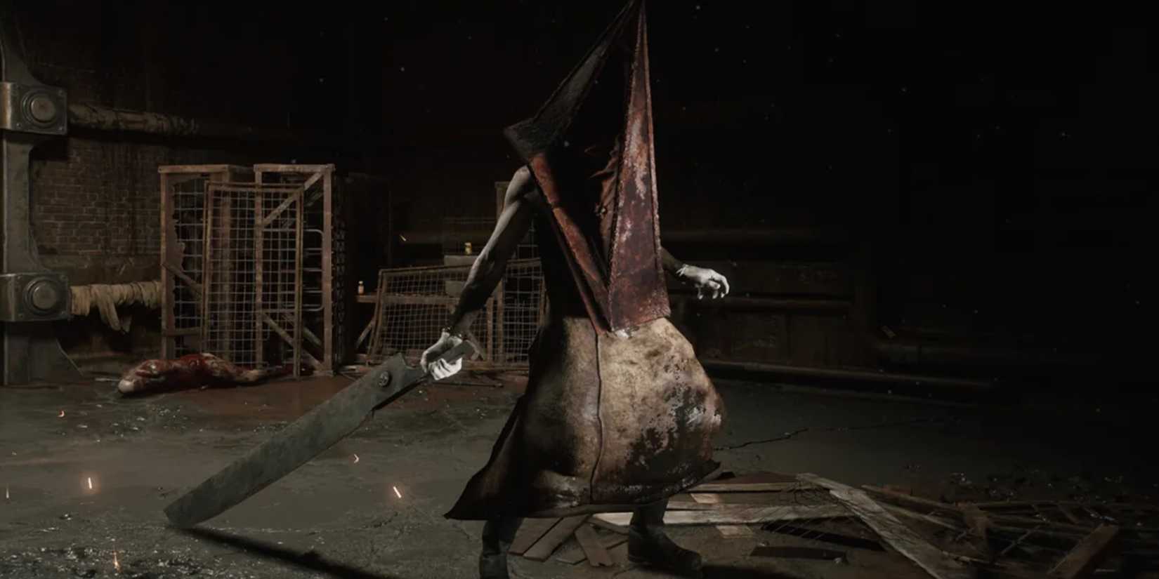 Pyramid Head in Silent Hill 2 remake
