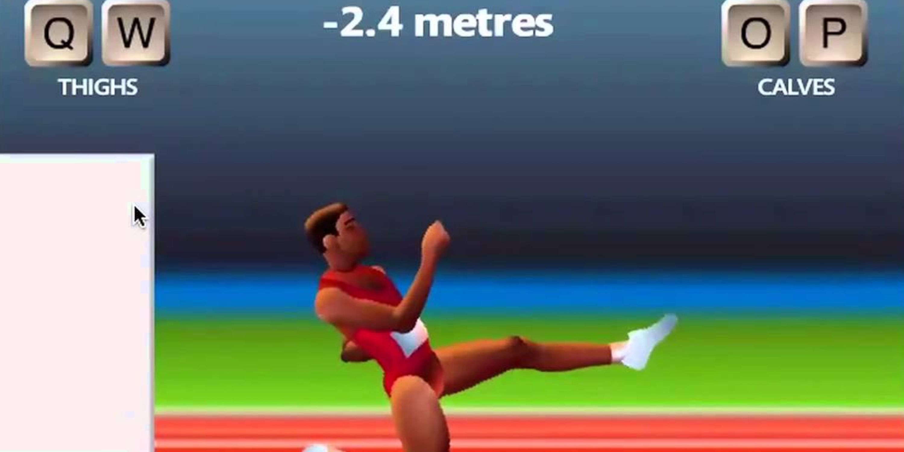 QWOP gameplay