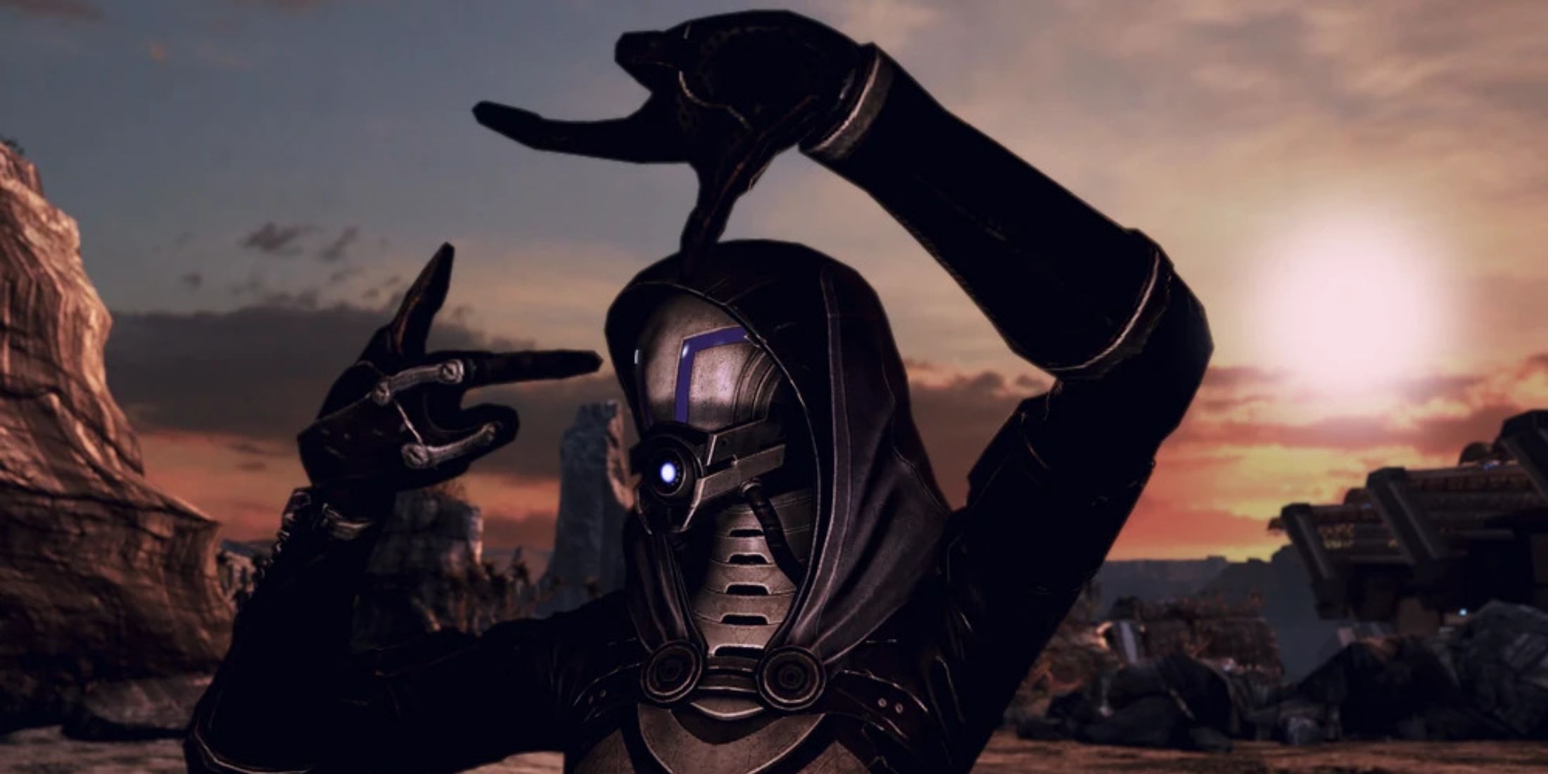 An image of Tali' Zorah from the Mass Effect series