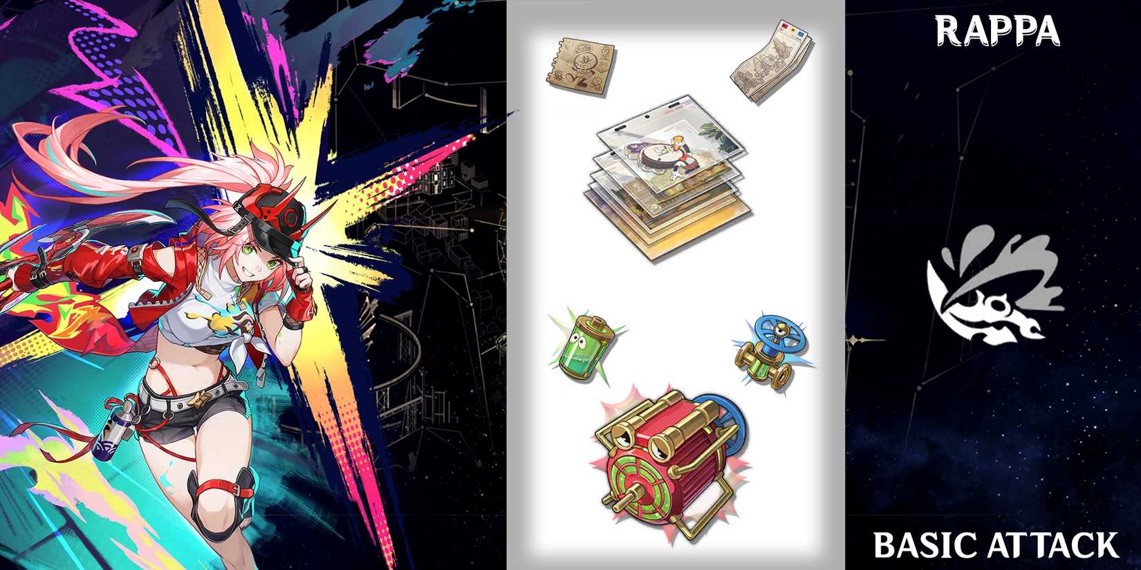 rappa base attack materials in honkai star rail