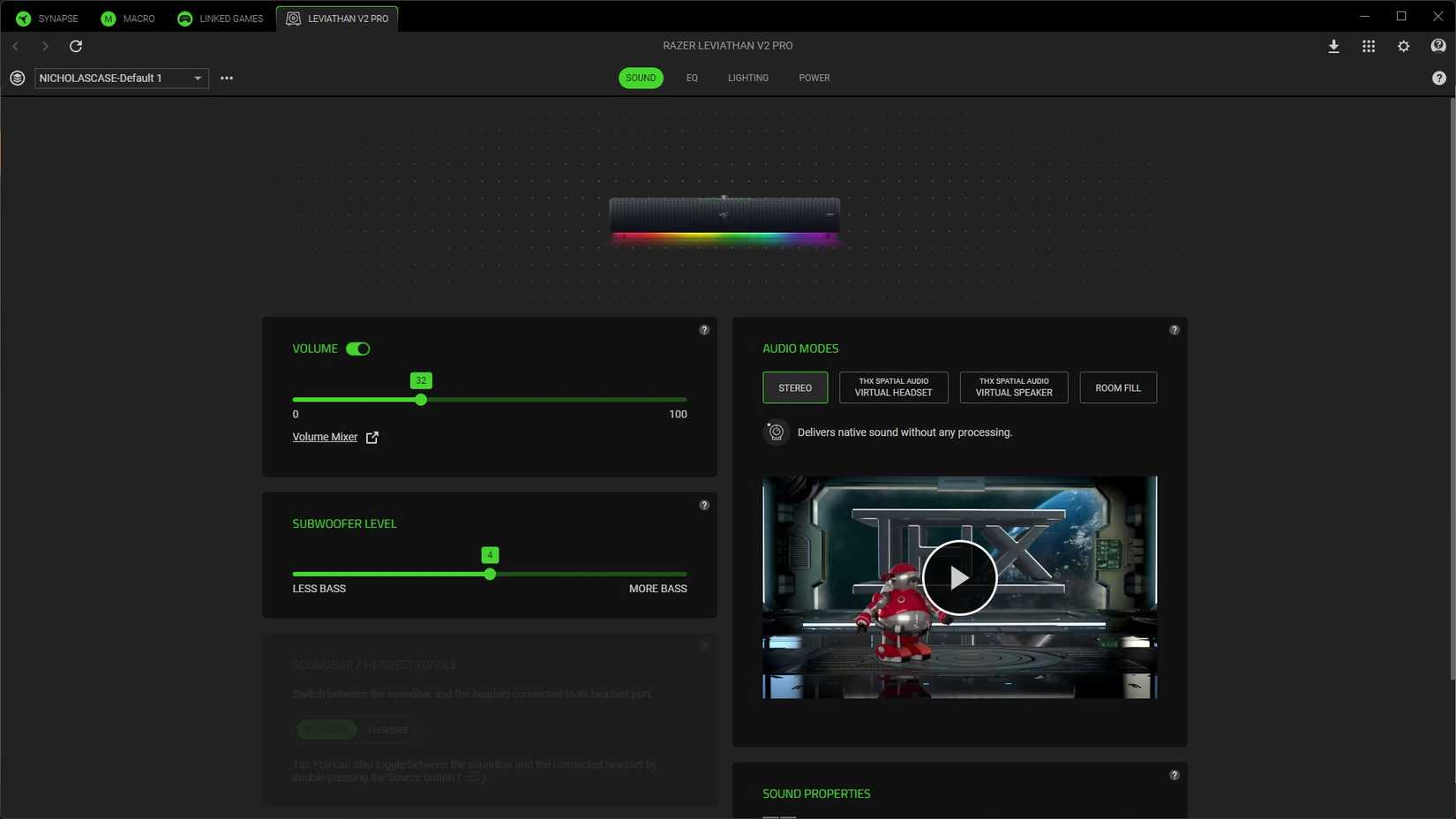 Razer synapse software