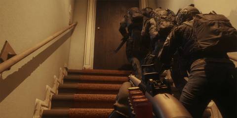 ready or not swat officers on stairs