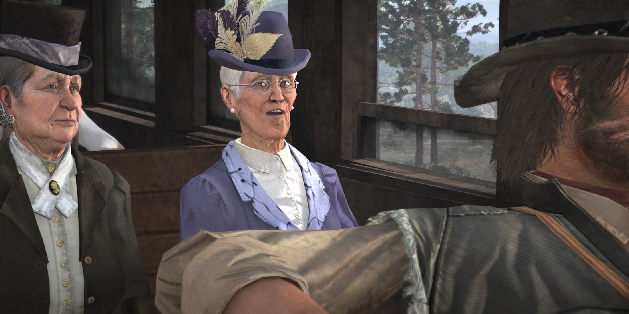 Red Dead Redemption Steam Deck Old Ladies Train Cutscene John Marston