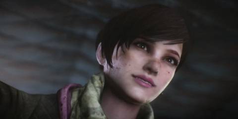 Moira Burton smiling in Resident Evil Revelations 2