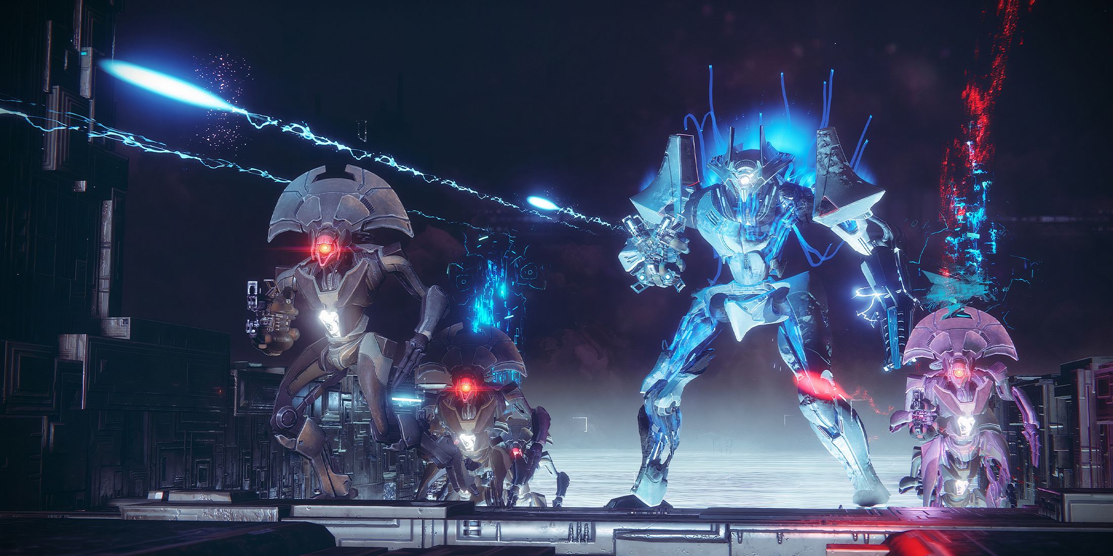 Vex enemies, cybernetic war machines from Destiny 2