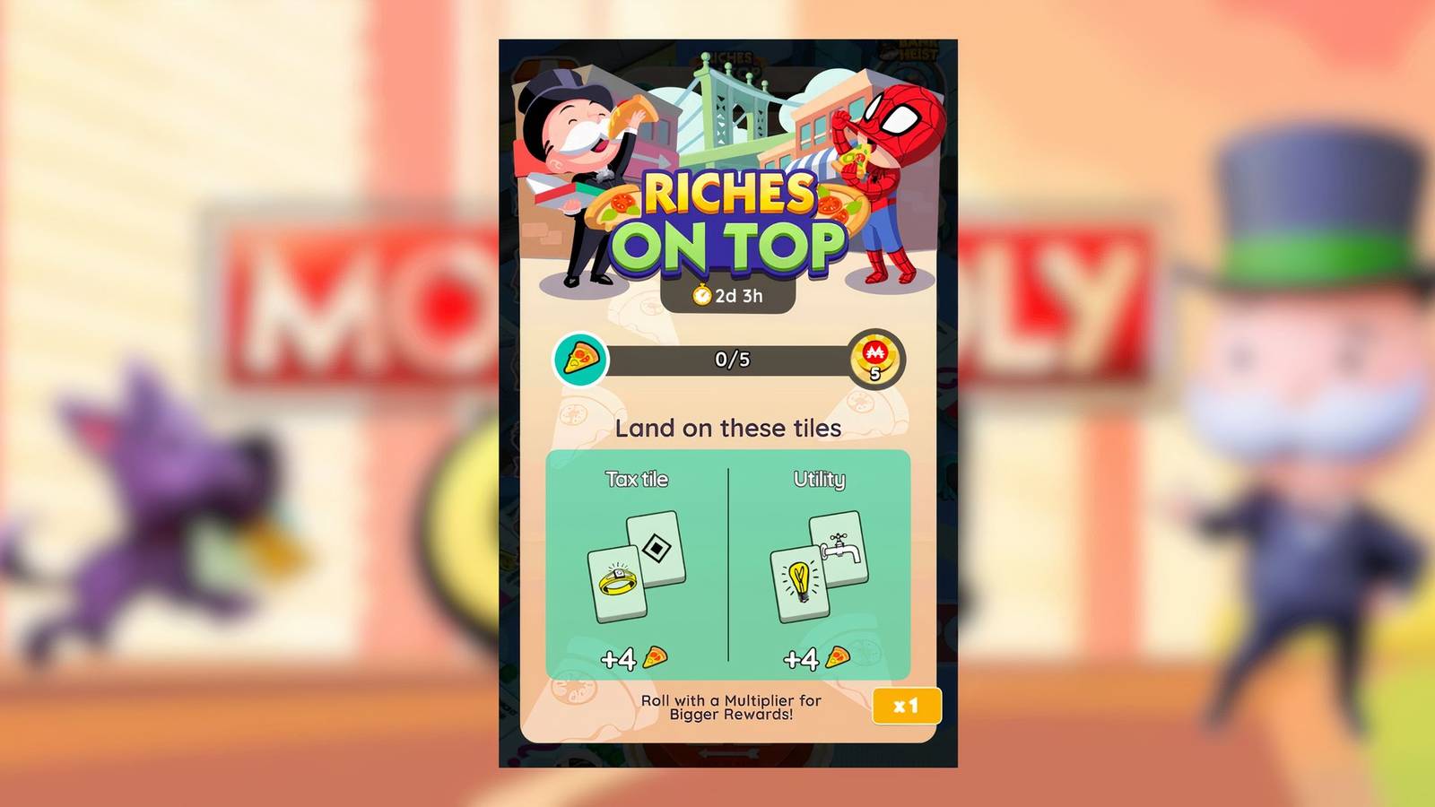 riches on top monopoly go