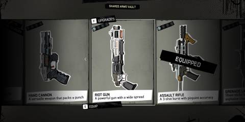 Riot Gun in REDACTED weapons menu