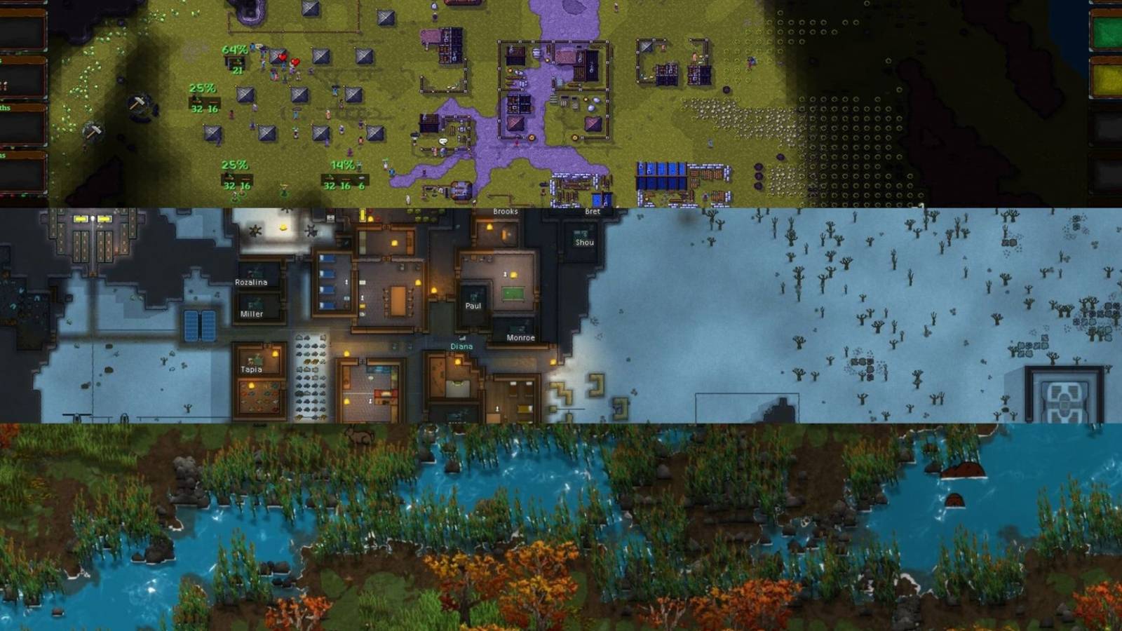 Rise to Ruins, Rimworld, Clanfolk collage