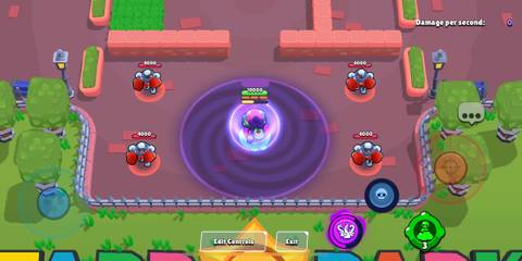 Rosa using her hypercharged super in Brawl Stars