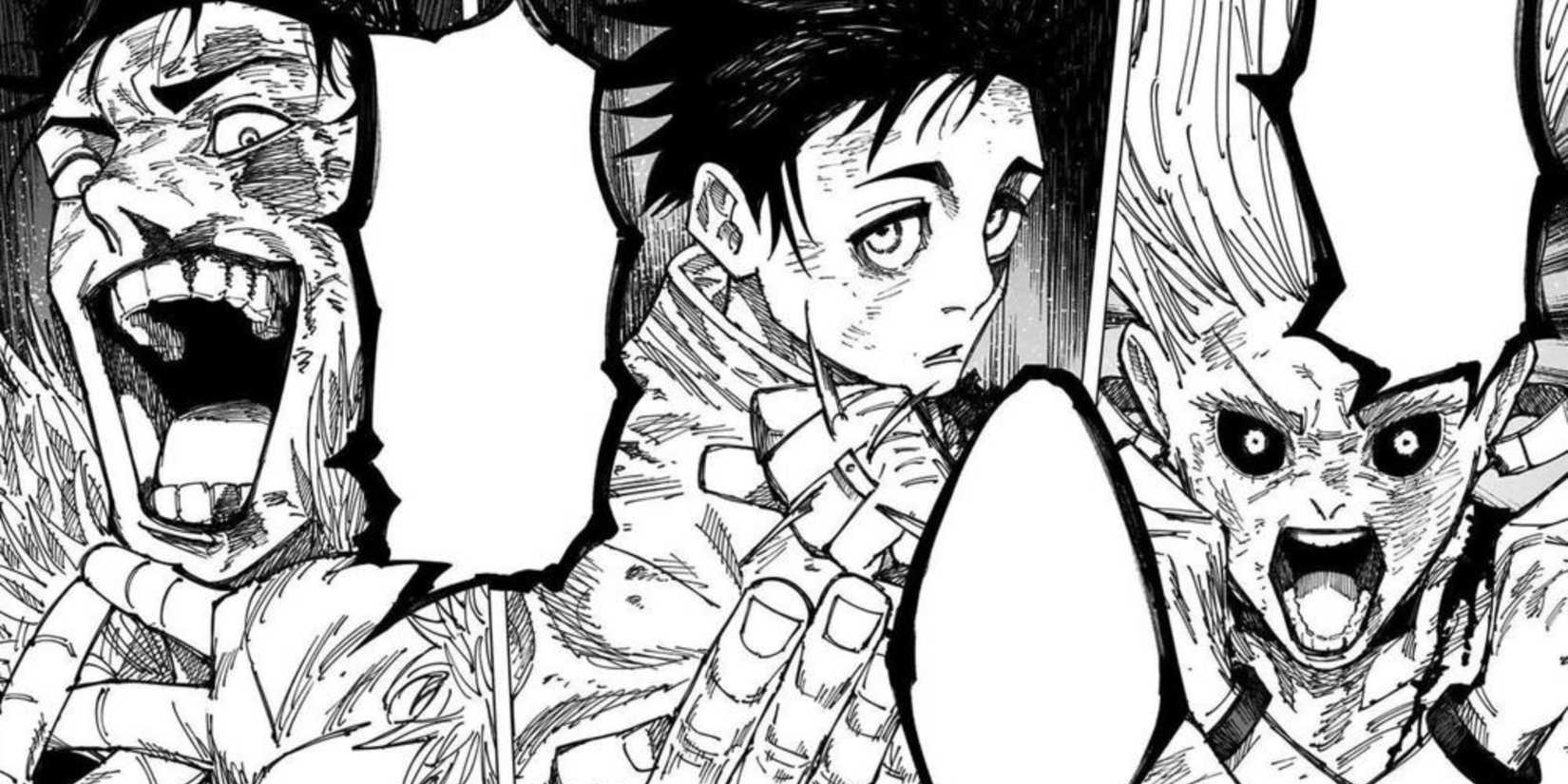 Ryu, Yuta and Uro try to use Domain Expansion at the same time.