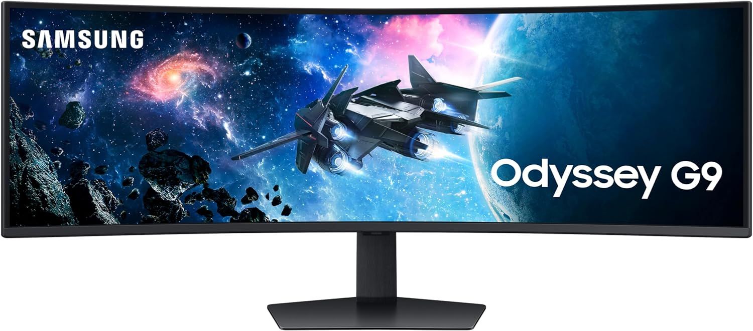 SAMSUNG 49-Inch Odyssey G9 Series DQHD 1000R Curved Gaming Monitor