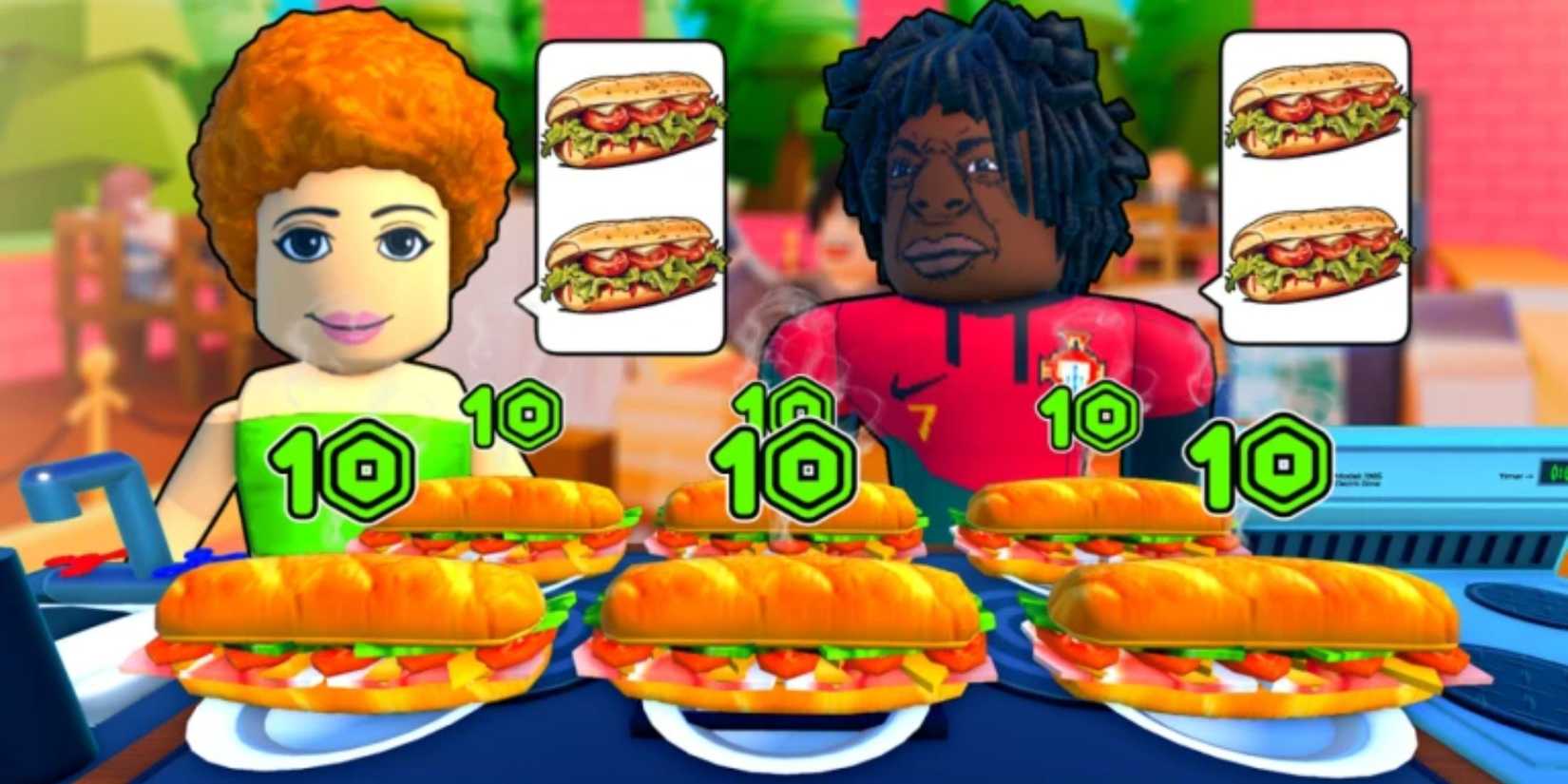 Sandiwch Restaurant Tycoon characters