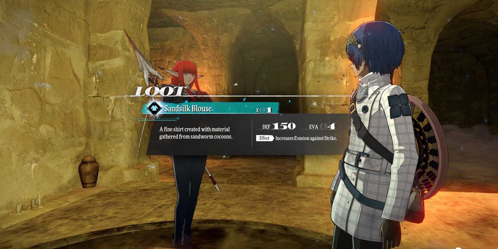 Sandsilk Blouse armour in Metaphor ReFantazio