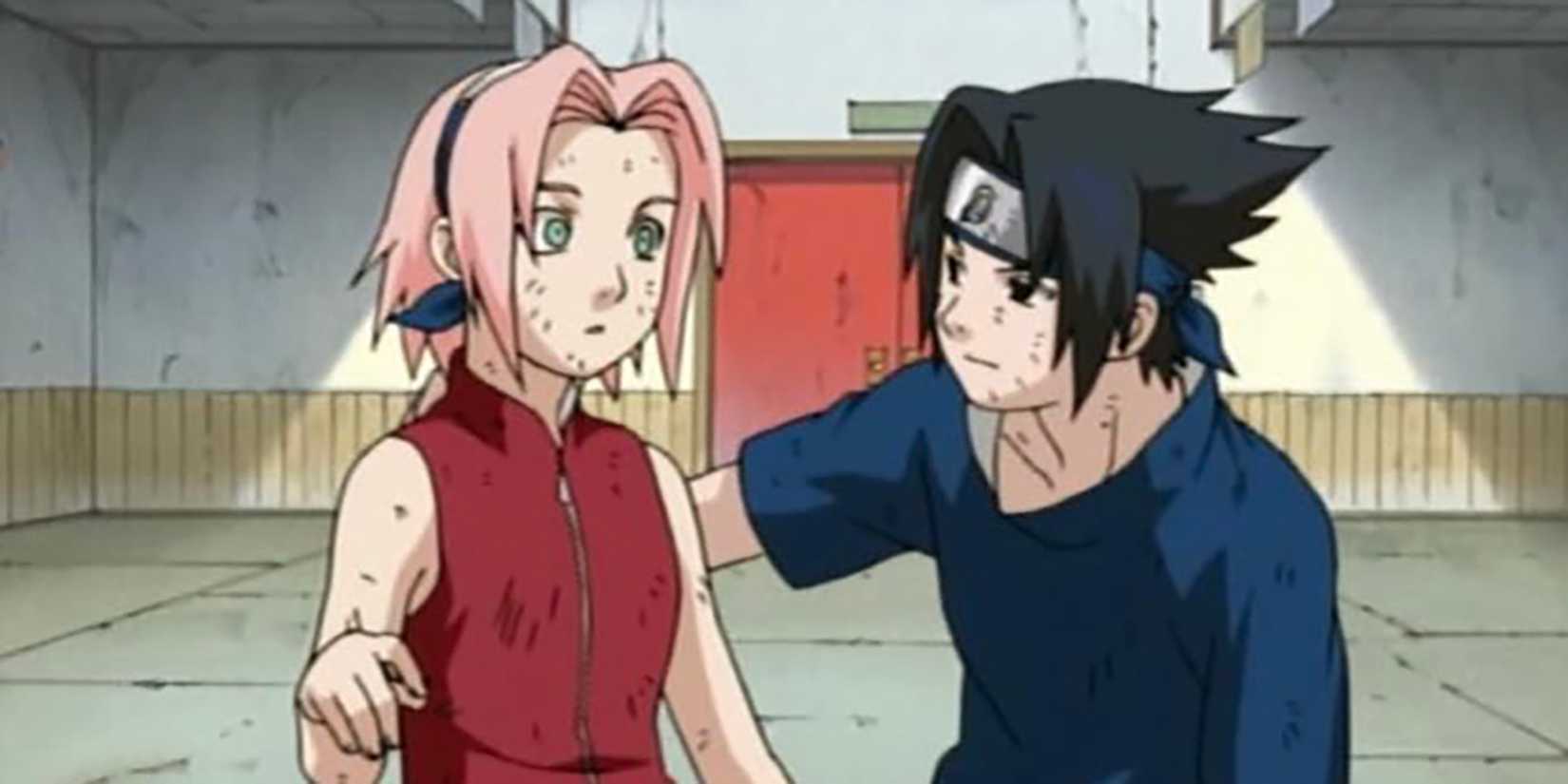 sasuke and sakura chunin exams