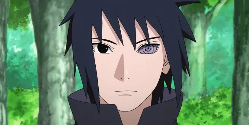 Sasuke's Rinnegan in One Eye