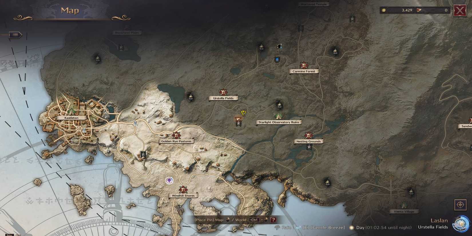 Throne and Liberty - Giant Goblin Butcher Location On Map