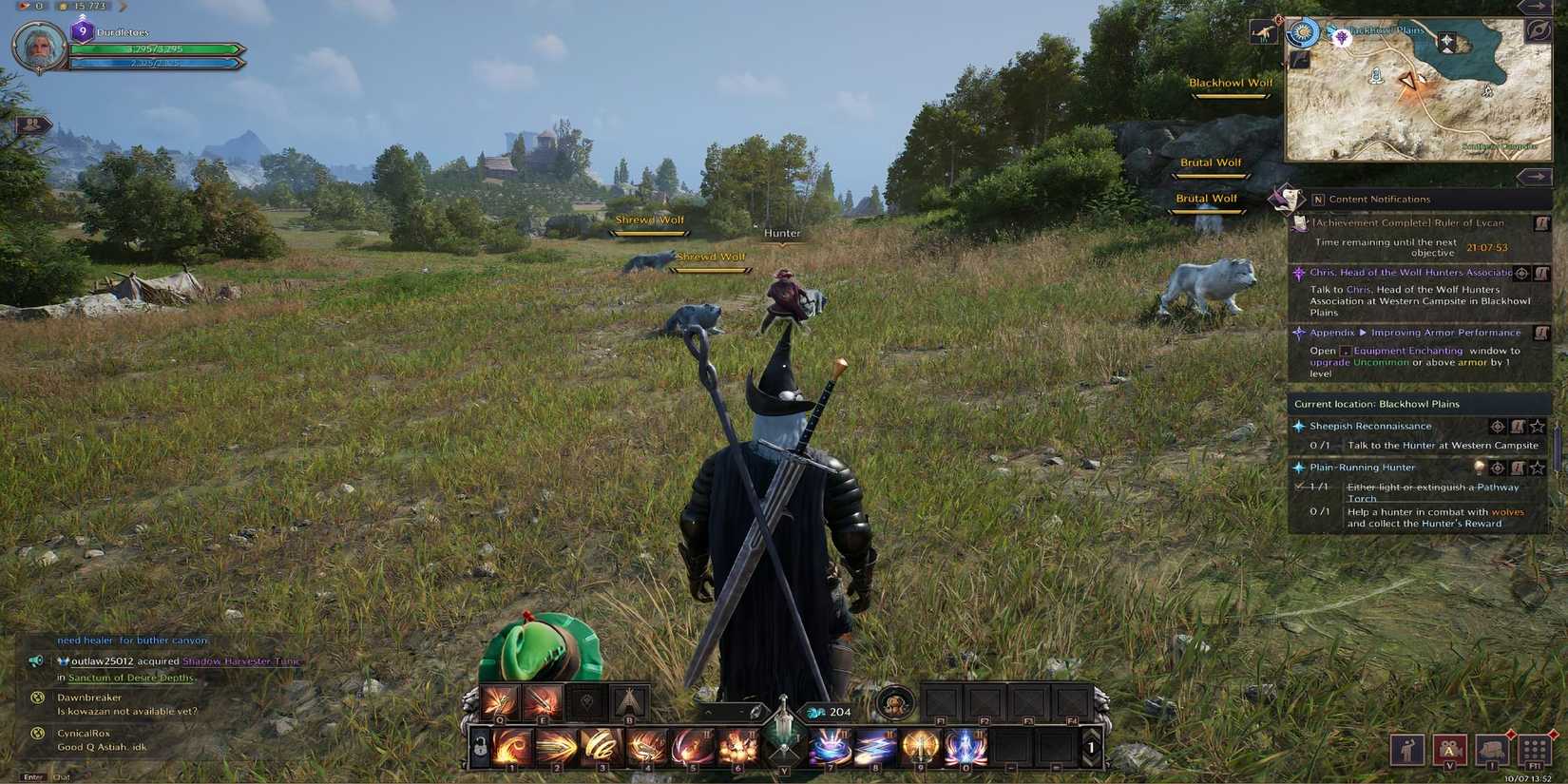 Throne and Liberty - Hunter Needing Help