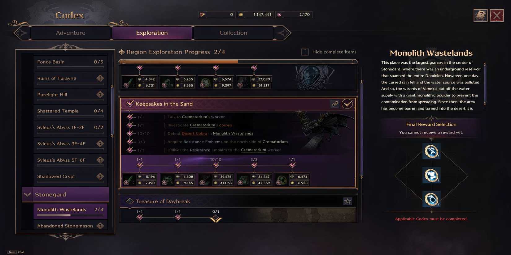 Throne and Liberty - Keepsakes in the Desert