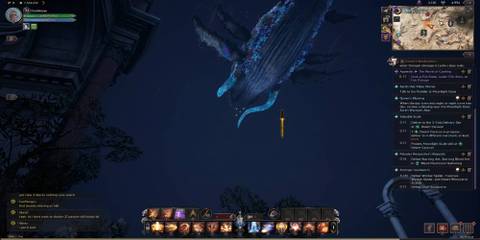 Throne and Liberty - Gigantrite flying above player