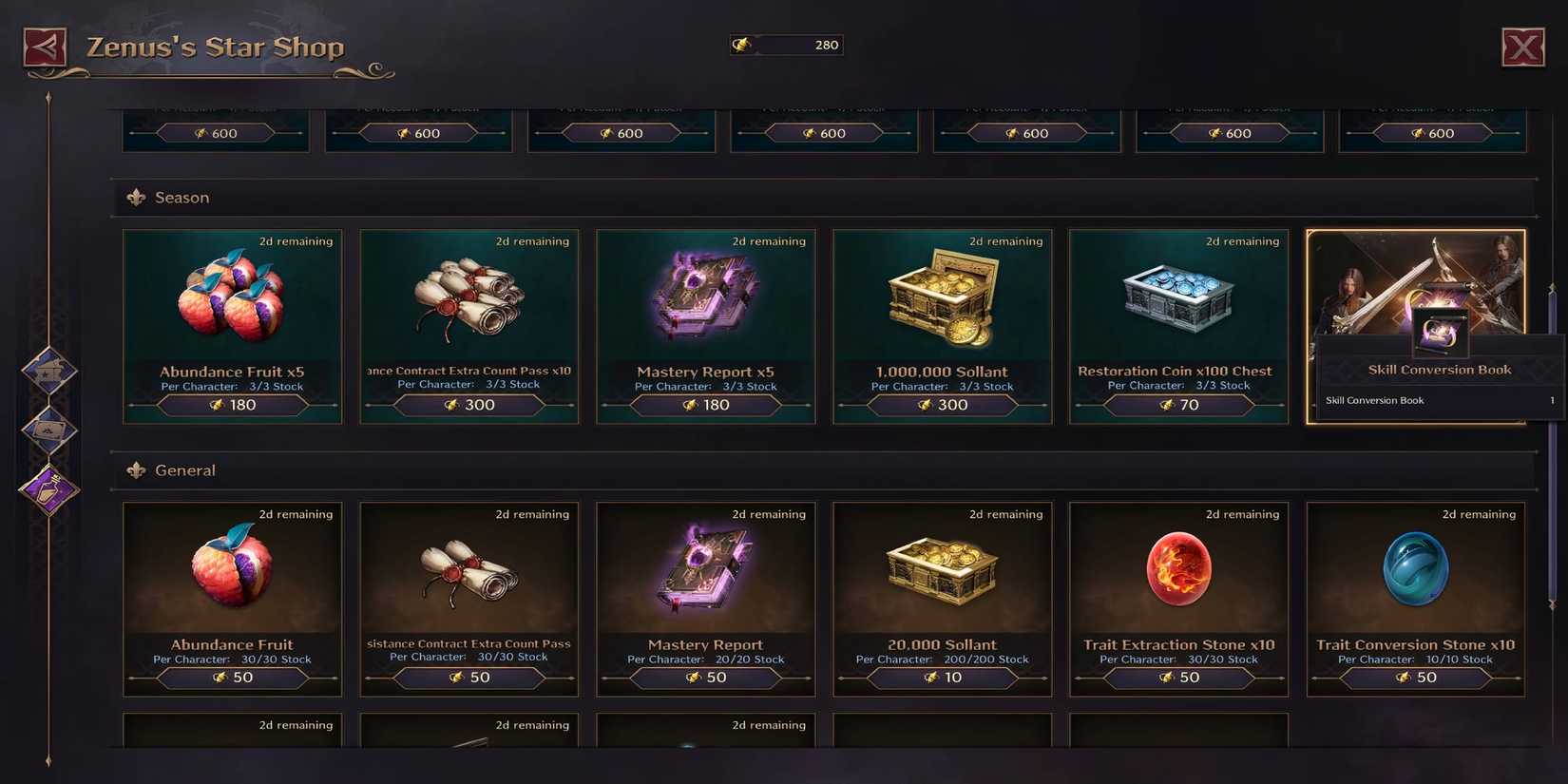 Throne and Liberty - Zenus's Star Shop Conversion Books