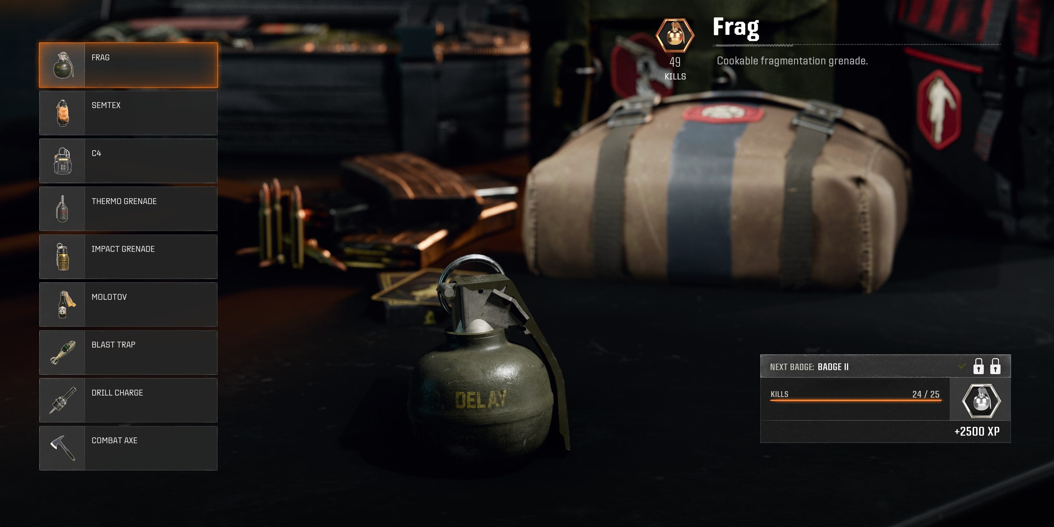 Frag Grenade in Black ops 6