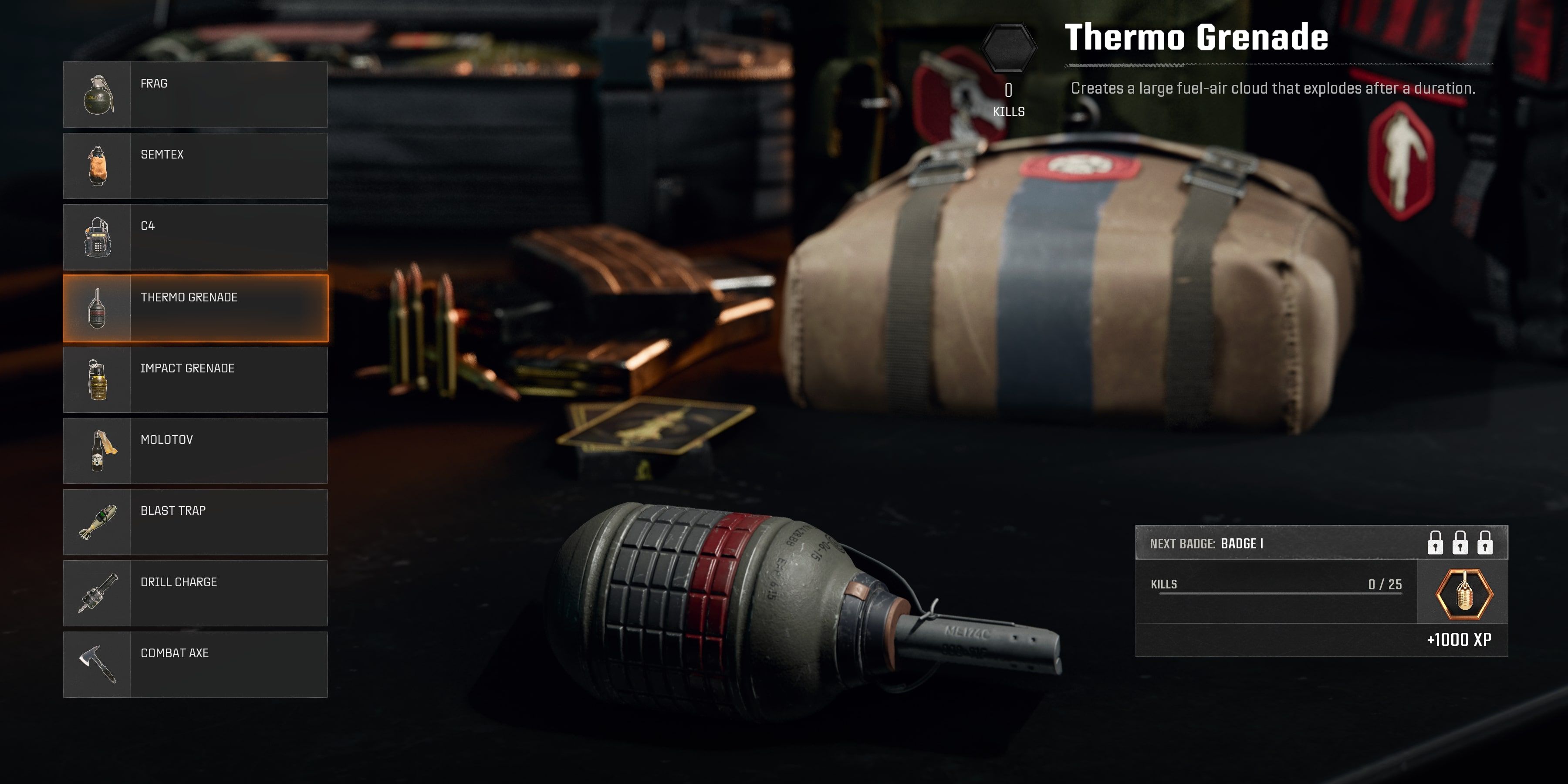 Thermo grenade in Black ops 6