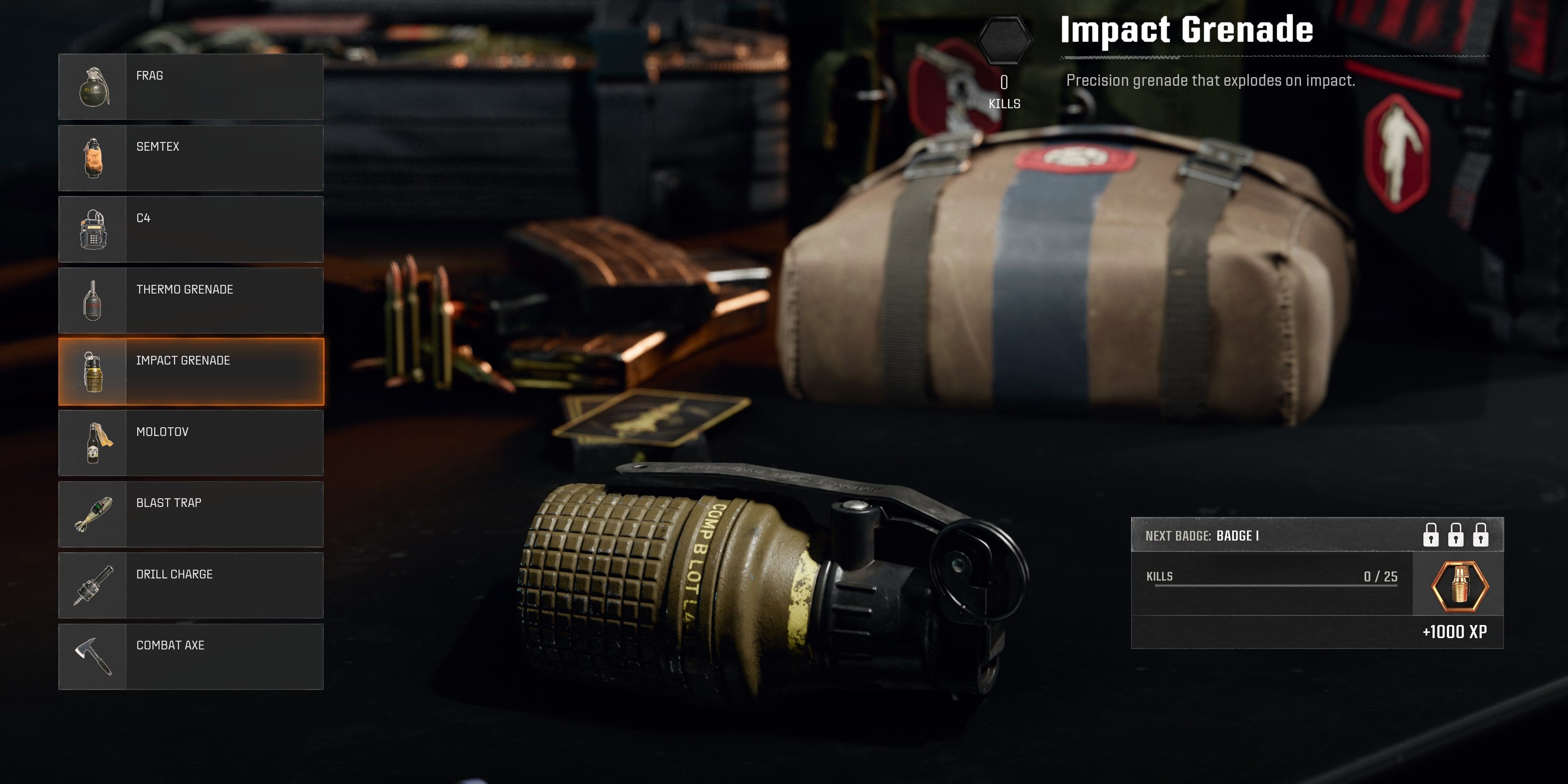 Impact Grenade in Black ops 6