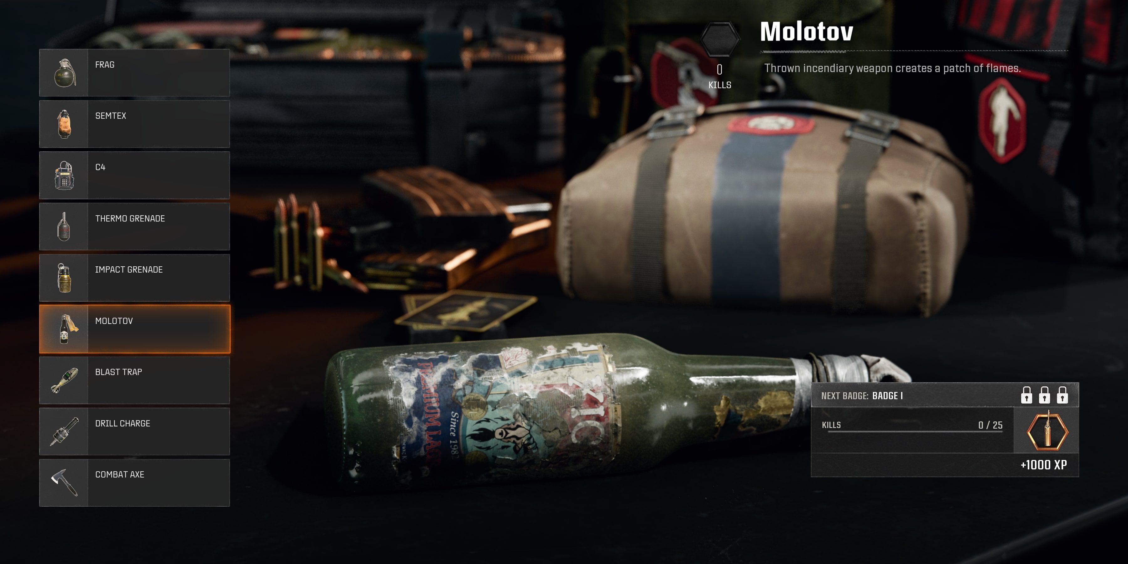 Molotov in Black ops 6