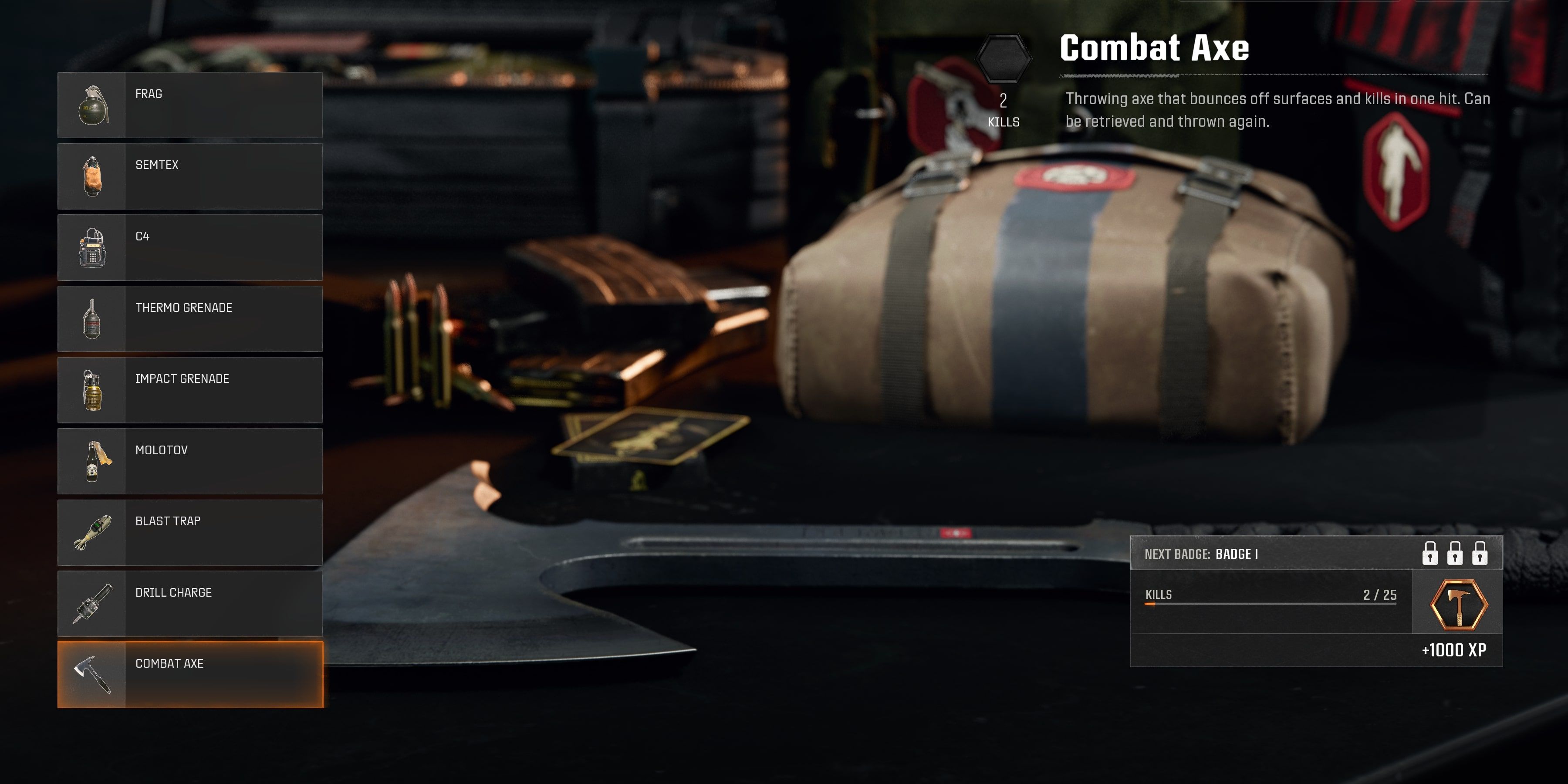 Combat Axe in Black Ops 6