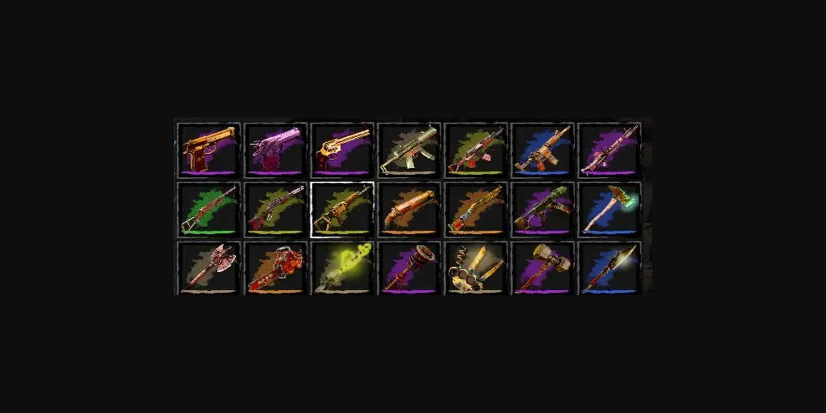 Weapons expanded but more